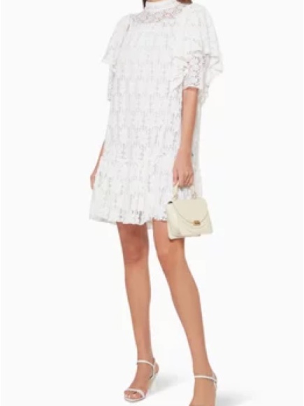 Isabel Marant White Floral Lace Midi Dress - Picture 2 of 4